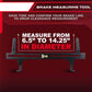 Dual-Scale Brake Pad Reset Gauge
