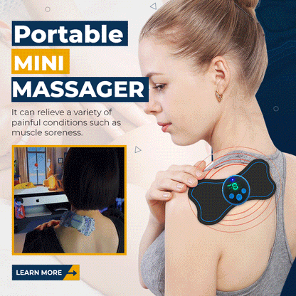 🎁2026 New Arrivals 50% OFF💥Portable Mini Body Massager – Adjustable Intensity for Neck, Back, Waist, Hips & Legs, Relax On The Go!