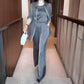 🔥2025 Hot Sale 50% OFF✨Women's 3-Piece Shirt Jacket, Vest and Pants Set