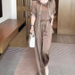🔥2025 Hot Sale 50% OFF✨Women's 3-Piece Shirt Jacket, Vest and Pants Set