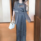 🔥2025 Hot Sale 50% OFF✨Women's 3-Piece Shirt Jacket, Vest and Pants Set