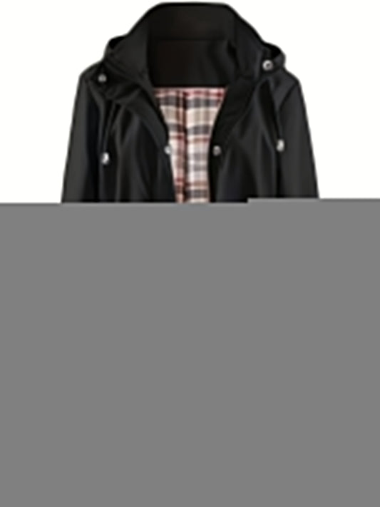 🔥Hot Sale 49% Off🔥Solid Color Casual Jackets, Waterproof and Windproof Coats, Hooded Windbreakers