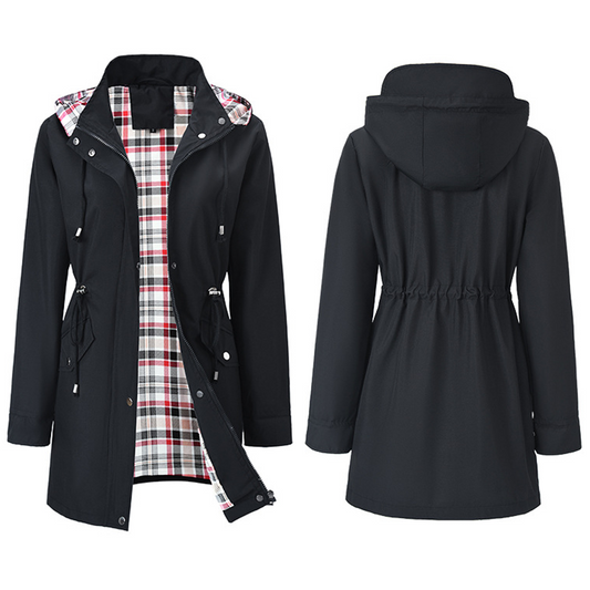 🍂Autumn Hot Sale 49%💗🧥Ultimate Plaid Waterproof Jacket for Women🍃