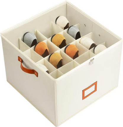 🎁2026 New Arrivals 50% OFF💥Fabric Shoe Organiser Storage Box – Foldable, Large Capacity, Dustproof & Breathable for Closets & Bedrooms 🧺✨