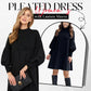 🎁Hot Sale 50% OFF⏳Women's Elegant Lantern Sleeve Pleated Dress