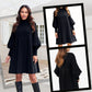 🎁Hot Sale 50% OFF⏳Women's Elegant Lantern Sleeve Pleated Dress