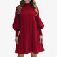🎁Hot Sale 50% OFF⏳Women's Elegant Lantern Sleeve Pleated Dress