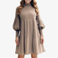 🎁Hot Sale 50% OFF⏳Women's Elegant Lantern Sleeve Pleated Dress