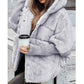 🎁Hot Sale 50% OFF⏳Women’s Oversized Hooded Patchwork Puffer Coat