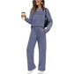 ⏳Time-Limited Special⏰Women's Crew Neck Top & Drawstring Pants Set