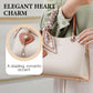 🎁2026 New Arrivals 50% OFF💥Elegant Heart Charm Tote Bag | Soft Faux Leather Crossbody with Adjustable Strap | Spacious Women's Shoulder Handbag💖