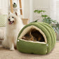 🐶😸Warmth Cozy Comfort  Plush Pet Cave