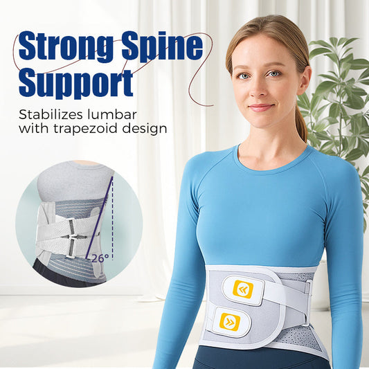 ⏳Time-Limited Special⏰ Lumbar Support Belt - Relieves Back Pain & Improves Posture, Breathable & Adjustable for Office/Sports Use 💪📦