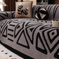 🎁2026 New Arrivals 50% OFF💥Soft Plush Non‑Slip Couch Cover‑Thick Striped Sofa Throw Cover, Cozy Winter‑Friendly Furniture Protector for Living Room, Anti‑Slip Universal Sofa Slipcover