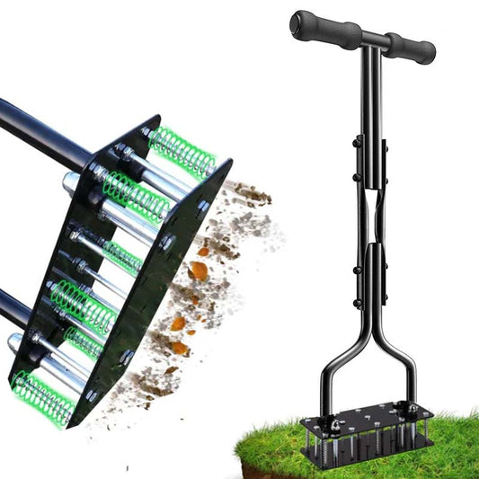 Aerator Lawn Tool, Automatic Dirt and Leaf Clean Design
