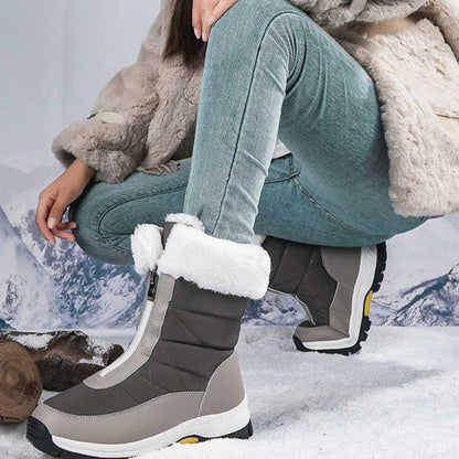 🔥Limited stock available 50% OFF🔥Women’s Non-Slip Warm Zipper Snow Boots👢