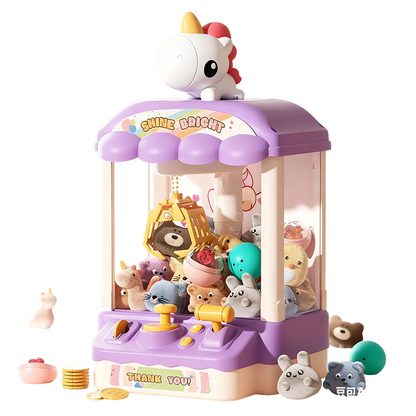 🧸New Year Gifts 50% Off📢Adorable Animal Claw Machine (Includes Plushies and Capsule Toys)🔥 Free Delivery