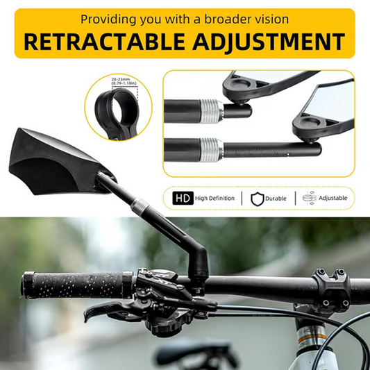 360° Adjustable Handlebar Bike Mirror