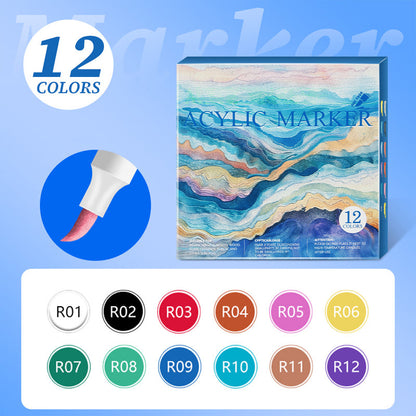 🌀 50% OFF NOW! 🎉Multi-Purpose Quick-Dry Acrylic Marker Set