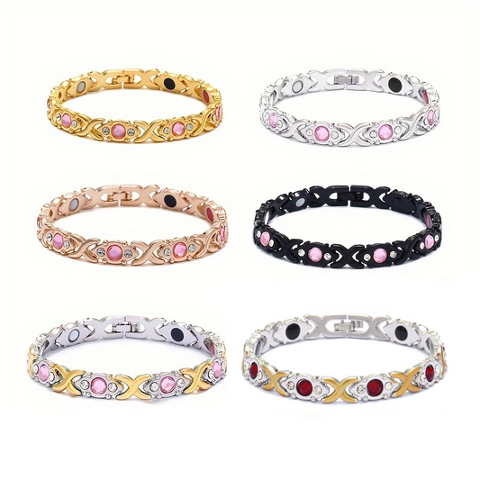 📢📢60 % OFF !!🎅Women's Elegant Adjustable Rhinestone Bracelet
