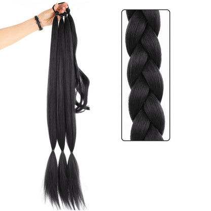 Lightweight Long Braided Ponytail Extension for Women