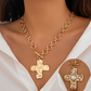 ⏳Limited-time £9.99！！⏰ Vintage Eternal Cross Pendant Necklace