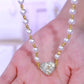 Magnetic Heart Pearl Necklace