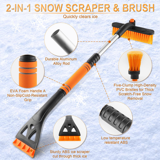 ⏳Time-Limited Special⏰2-in-1-snow-scraper-brush-for-car-windshield