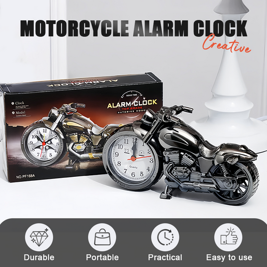 💥Limited Time 50% OFF⏰🏍️ Creative Motorcycle Alarm Clock | Rider-Themed Fun & Functional Decor✨