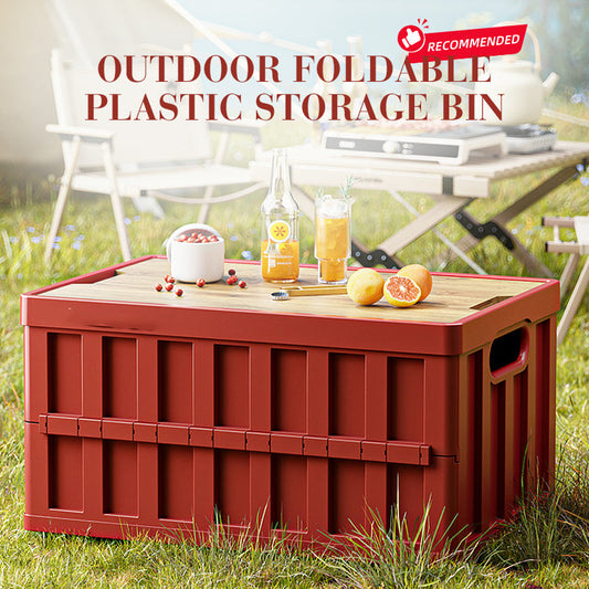 Outdoor Foldable Plastic Storage Bin