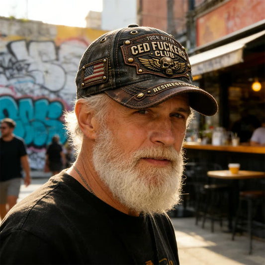 🔥Old Fuckers Club Vintage Embroidered Cap（50% OFF）