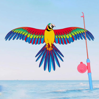 🎣🪁Innovative fishing rod kites✨✨Easy to control, endless outdoor fun for children!