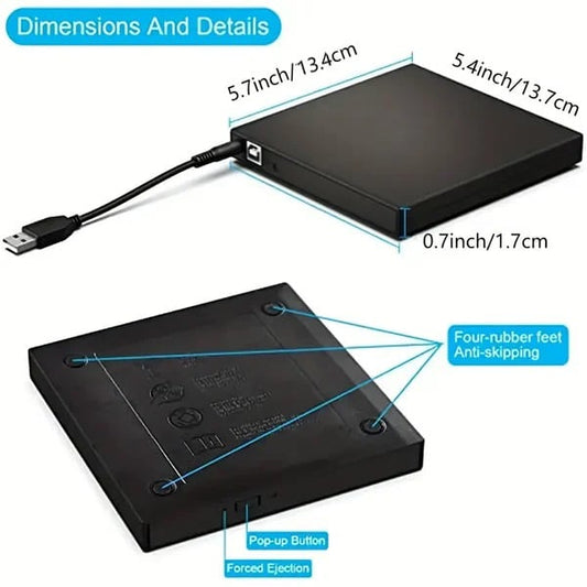 🥳2026 HOT SALE🥳💞50K+ SOLD!🔌📀 Relive Your Cherished Memories. External Drive for Photos, Music & Movies – NOW 50% OFF! 🎞️💿