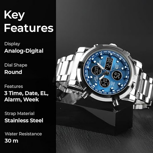 📢📢50%  OFF !! ⏰Men's Waterproof Military Analog-Digital Watches