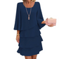 💃Spring Hot Sale💃Romantic Tiered Ruffle Flared Sleeve Dress – Eye-Catching Daily & Date Outfit