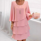 💃Spring Hot Sale💃Romantic Tiered Ruffle Flared Sleeve Dress – Eye-Catching Daily & Date Outfit