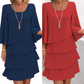 💃Spring Hot Sale💃Romantic Tiered Ruffle Flared Sleeve Dress – Eye-Catching Daily & Date Outfit
