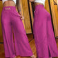 👖 60% OFF! 💃 Women's trousers – High waist, wide leg, with belt accent & versatile look ✨