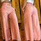 👖 60% OFF! 💃 Women's trousers – High waist, wide leg, with belt accent & versatile look ✨