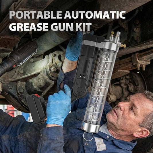 📢📢50%  OFF !! ⏰Kit de pistolet à graisse automatique portable