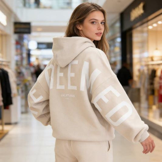 💕Last Day 50% OFF💖✝ Essential Hoodie | Oversized Christian Heavyweight Faith Sweatshirt