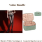 📢📢50% OFF!!⏰Value Bundle: 8D Oil-Sheen Rose Lace Stockings + Cosmetic Bag