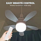 🎁2026 New Arrivals 50% OFF💥Remote-Controlled 2-in-1 Ceiling Fan with LED Light – Adjustable, Quiet, Space-Saving ✨