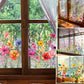✨LAST DAY SALE 50% OFF!💐Colorful Floral Bouquet Window Sticker🖼️