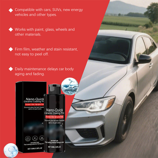 🎁2026 New Arrivals 50% OFF💥Nano Ceramic Car Detailing Spray – High Gloss, Hydrophobic, Easy Apply ✨