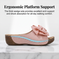 👡 50% OFF NOW! 🎀 Women's Bowknot Peep-Toe Wedge Sandals – Chic Design, Comfortable Wedge & Easy to Slip On 🌸
