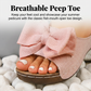 👡 50% OFF NOW! 🎀 Women's Bowknot Peep-Toe Wedge Sandals – Chic Design, Comfortable Wedge & Easy to Slip On 🌸