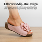 👡 50% OFF NOW! 🎀 Women's Bowknot Peep-Toe Wedge Sandals – Chic Design, Comfortable Wedge & Easy to Slip On 🌸