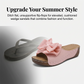 👡 50% OFF NOW! 🎀 Women's Bowknot Peep-Toe Wedge Sandals – Chic Design, Comfortable Wedge & Easy to Slip On 🌸