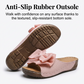 👡 50% OFF NOW! 🎀 Women's Bowknot Peep-Toe Wedge Sandals – Chic Design, Comfortable Wedge & Easy to Slip On 🌸